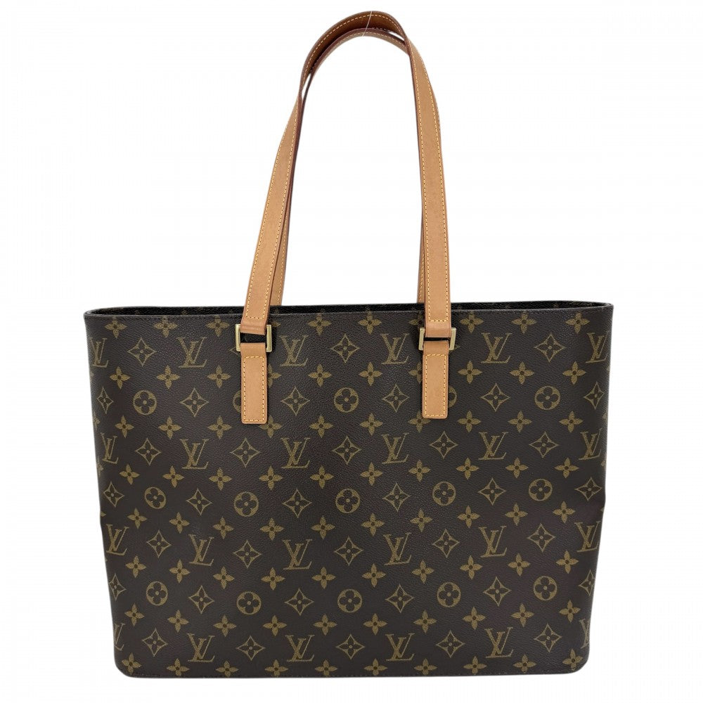 【開店SALE】 LOUIS VUITTON ルイヴィトン トートバッグ モノグラム ルコ ハンドバッグ M51155 モノグラムキャンバス ブラウン 茶 ゴールド金具 レディース【中古品】