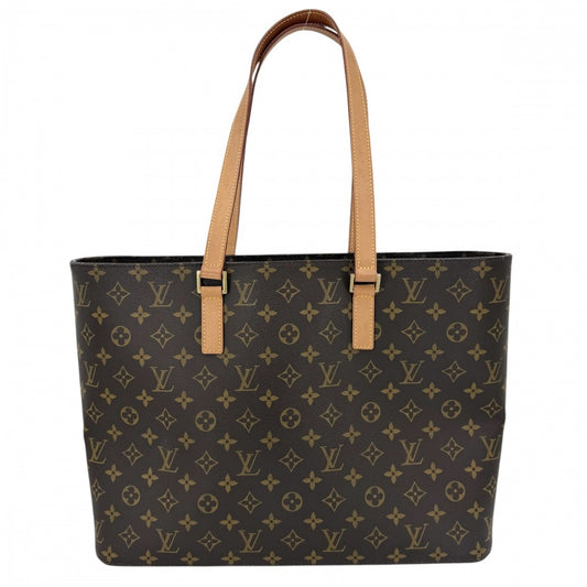 【開店SALE】 LOUIS VUITTON ルイヴィトン トートバッグ モノグラム ルコ ハンドバッグ M51155 モノグラムキャンバス ブラウン 茶 ゴールド金具 レディース【中古品】