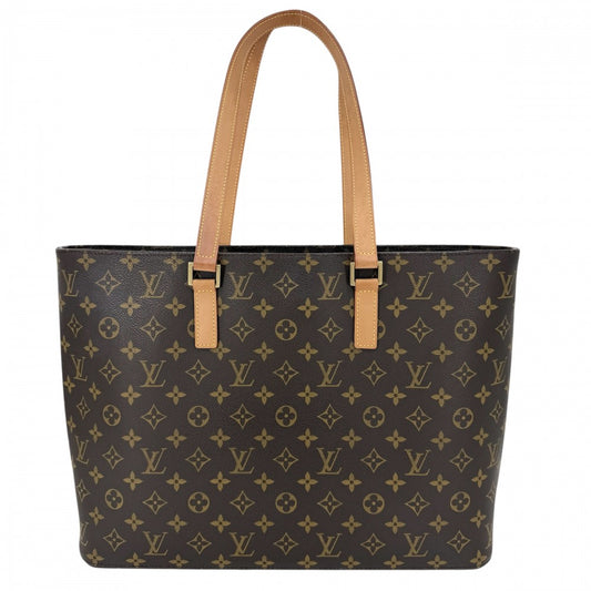 【開店SALE】 LOUIS VUITTON ルイヴィトン トートバッグ モノグラム ルコ ハンドバッグ M51155 モノグラムキャンバス ブラウン 茶 ゴールド金具 レディース【中古品】