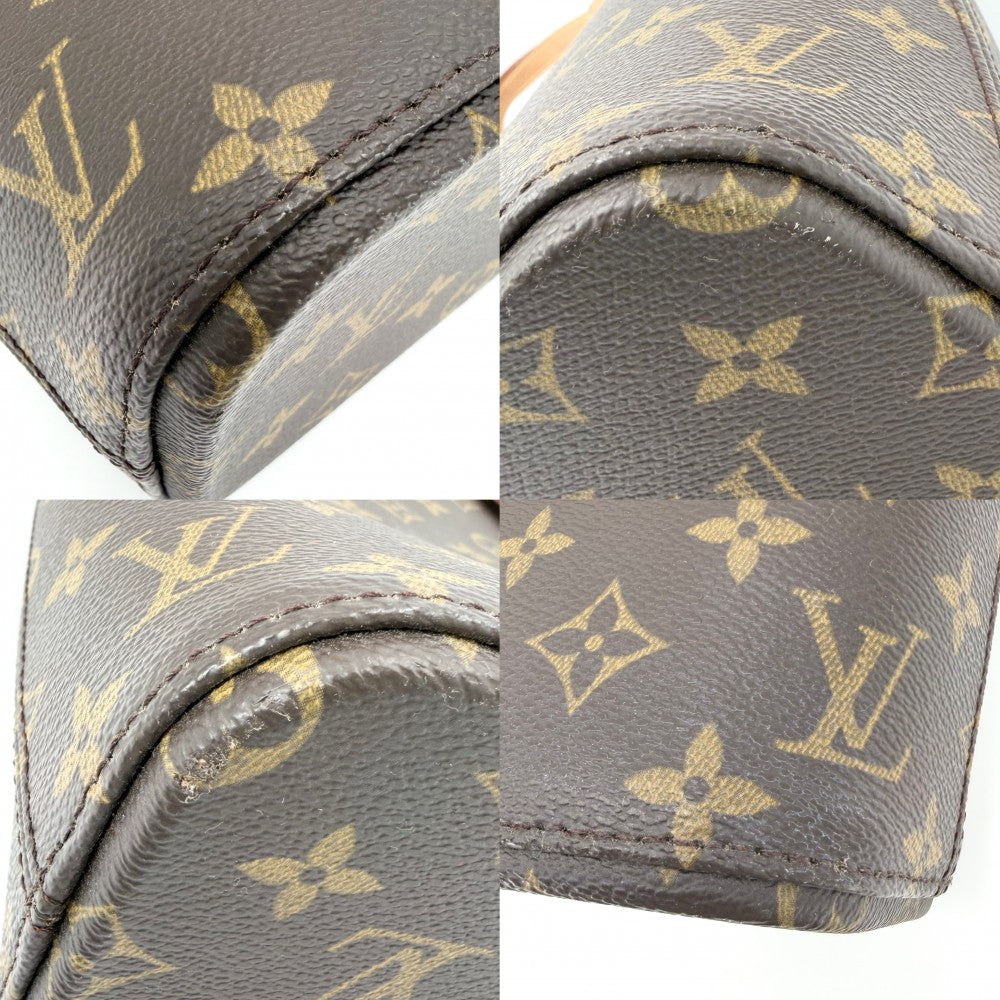 【開店SALE】 LOUIS VUITTON ルイヴィトン トートバッグ モノグラム ルコ ハンドバッグ M51155 モノグラムキャンバス ブラウン 茶 ゴールド金具 レディース【中古品】