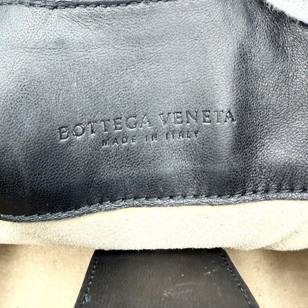 【開店SALE】 BOTTEGAVENETA ボッテガヴェネタ トートバッグ イントレチャート ハンドバッグ レザー ブラック 黒 ブラック金具 レディース【中古品】