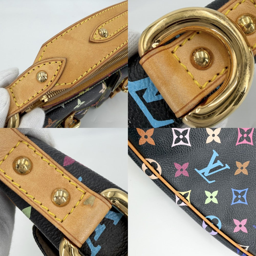 LOUIS VUITTON ルイヴィトン ショルダーバッグ ロッジPM ブラック 黒 M40054 モノグラムマルチカラー ノワール マルチカラー ゴールド金具 レディース【中古品】