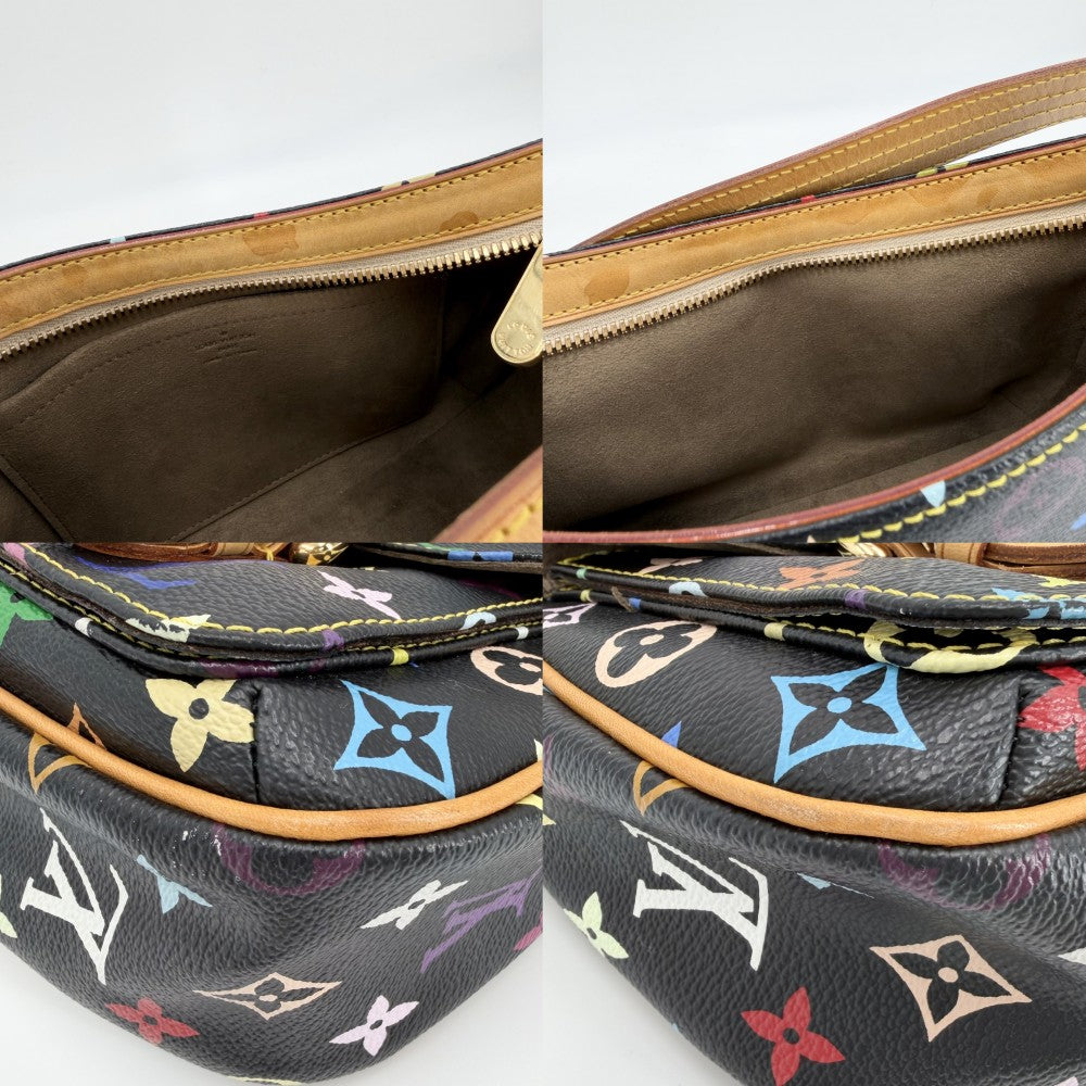 LOUIS VUITTON ルイヴィトン ショルダーバッグ ロッジPM ブラック 黒 M40054 モノグラムマルチカラー ノワール マルチカラー ゴールド金具 レディース【中古品】