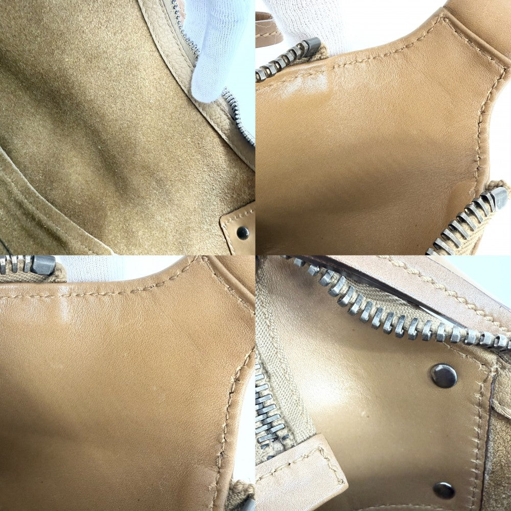 GUCCI グッチ ハンドバッグ ホーボーバッグ ワンハンド 109208 GGスプリームキャンバス レザー ブラウン 茶 シルバー金具 レディース【中古品】