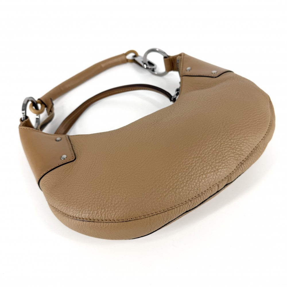 GUCCI グッチ ハンドバッグ ホーボーバッグ ワンハンド 109208 GGスプリームキャンバス レザー ブラウン 茶 シルバー金具 レディース【中古品】