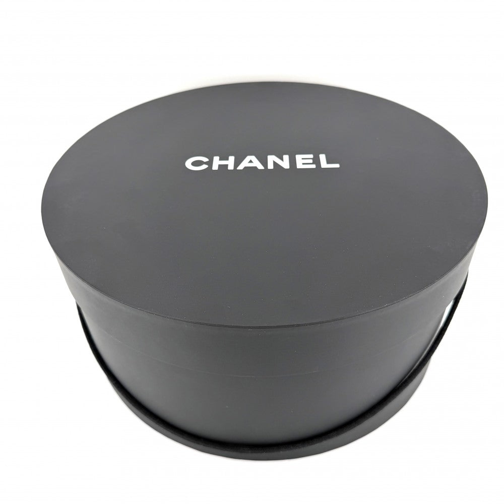 CHANEL シャネル ハット ツイード バケットハット ファッションアイテム 帽子 ココマーク Mサイズ ウール ポリアミド ポリエステル シルク ブラック 黒 アイボリー レディース【中古品】