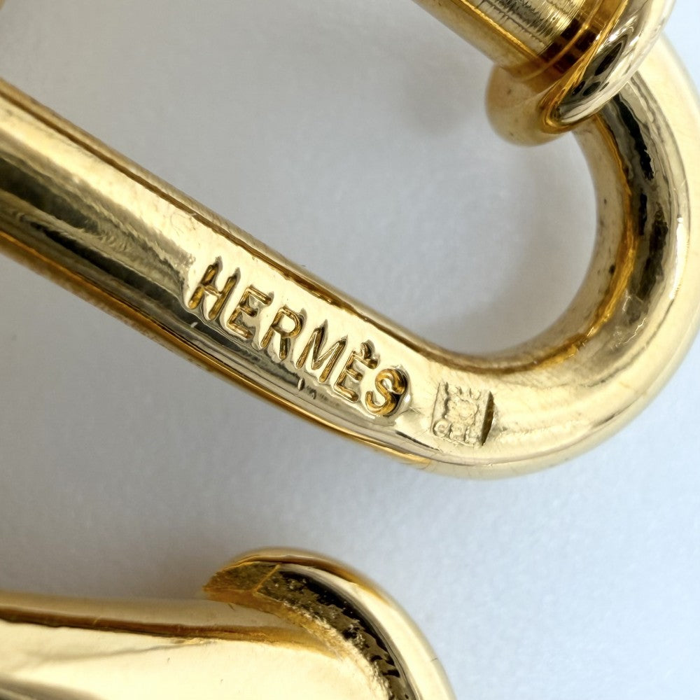 【開店SALE】 HERMES エルメス キーホルダー ペリカン カデナ チャーム メンズ レディース ゴールド ユニセックス 約33.6g【中古品】