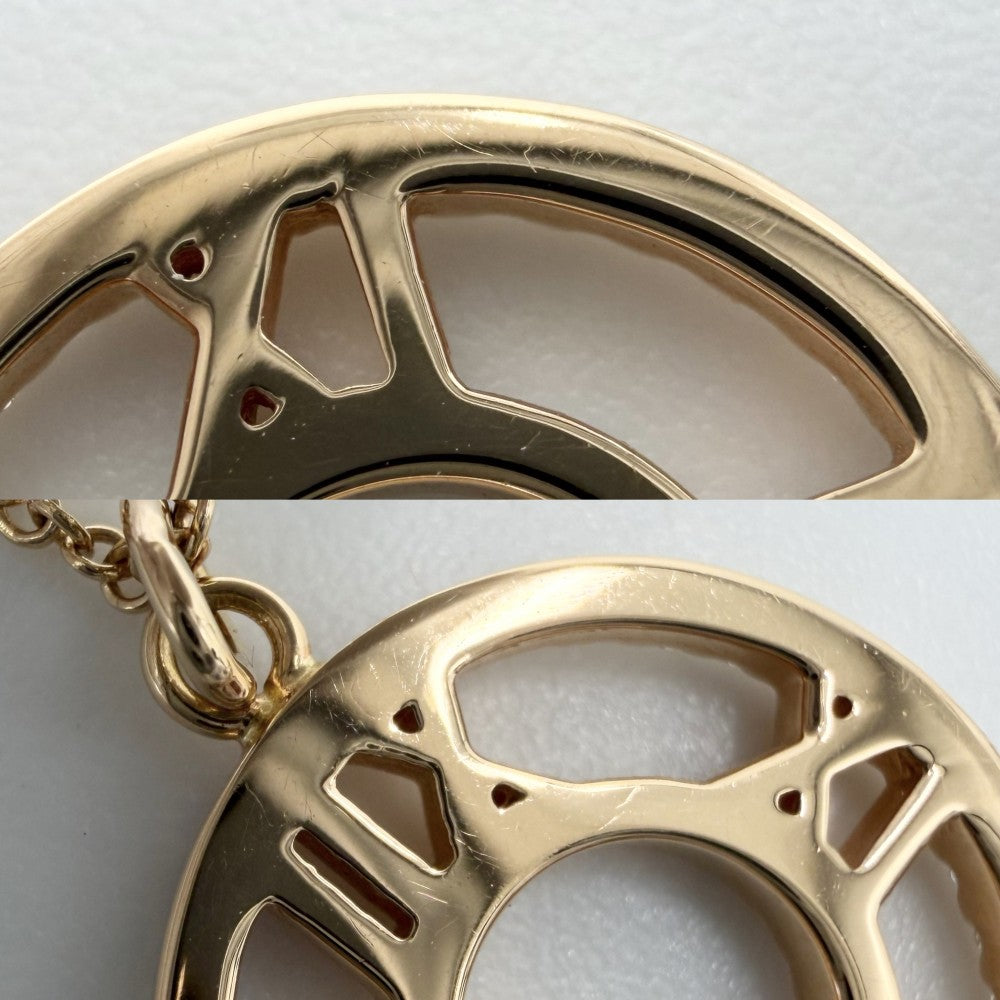 TIFFANY&Co. ティファニー ネックレス アトラス オープン ダイヤ ネックレス ペンダント ジュエリー 18金PG Au750 アクセサリー K18ピンクゴールド ダイヤモンド レディース 約3.5g【中古品】
