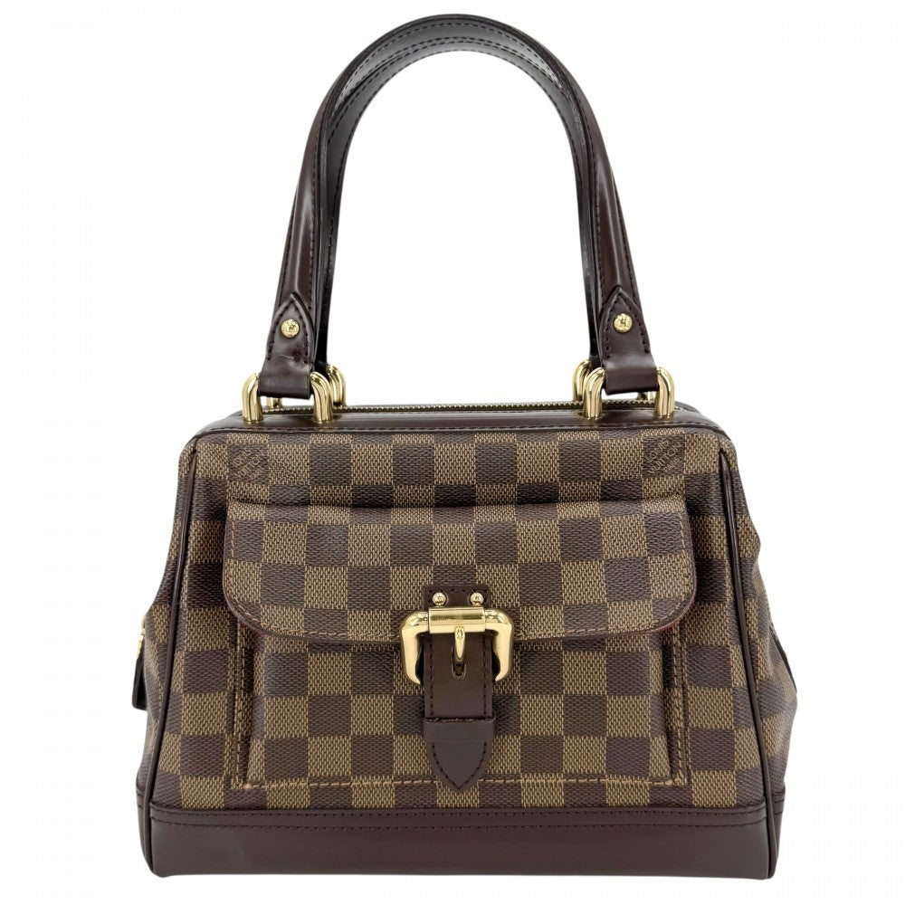 LOUIS VUITTON ルイヴィトン ハンドバッグ ナイツブリッジ N51201 ダミエキャンバス ブラウン 茶 ゴールド金具 レディース【中古品】