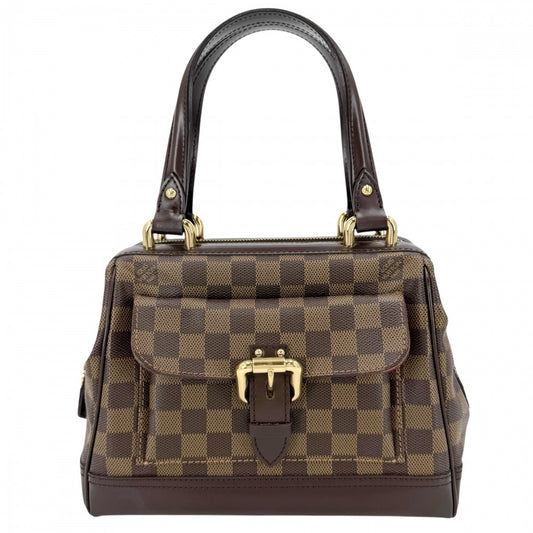 LOUIS VUITTON ルイヴィトン ハンドバッグ ナイツブリッジ N51201 ダミエキャンバス ブラウン 茶 ゴールド金具 レディース【中古品】