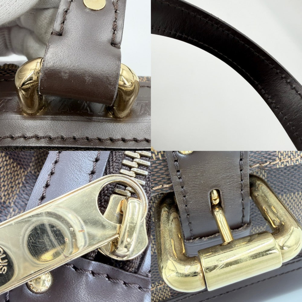 LOUIS VUITTON ルイヴィトン ハンドバッグ ナイツブリッジ N51201 ダミエキャンバス ブラウン 茶 ゴールド金具 レディース【中古品】
