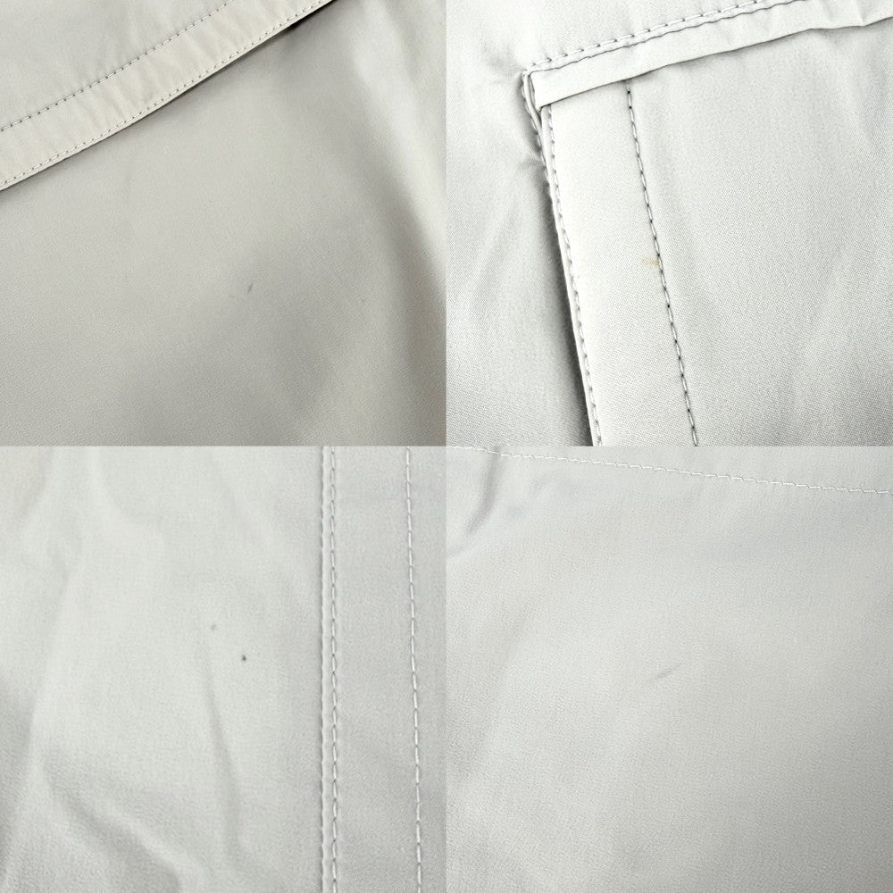 HERMES エルメス アウター ロングコート アパレル 服 50 ベージュ 春 秋 ナイロン ポリウレタン ユニセックス【中古品】