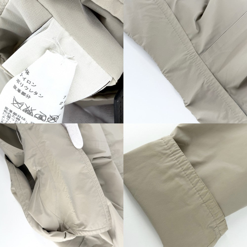 HERMES エルメス アウター ロングコート アパレル 服 50 ベージュ 春 秋 ナイロン ポリウレタン ユニセックス【中古品】
