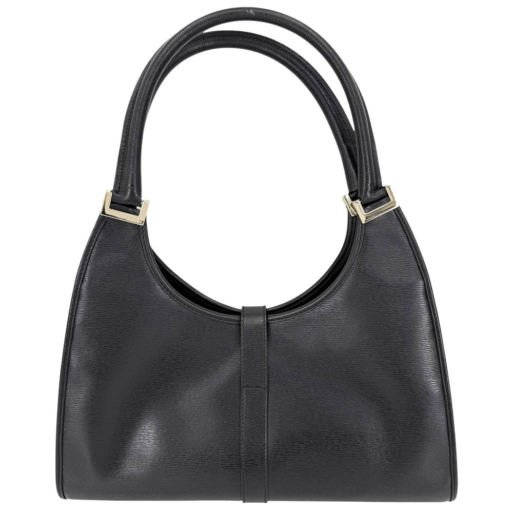 【開店SALE】 GUCCI グッチ ハンドバッグ ワンショルダーバッグ ジャッキー かばん 鞄 002 1067 レザー ブラック 黒 シルバー金具 レディース【中古品】