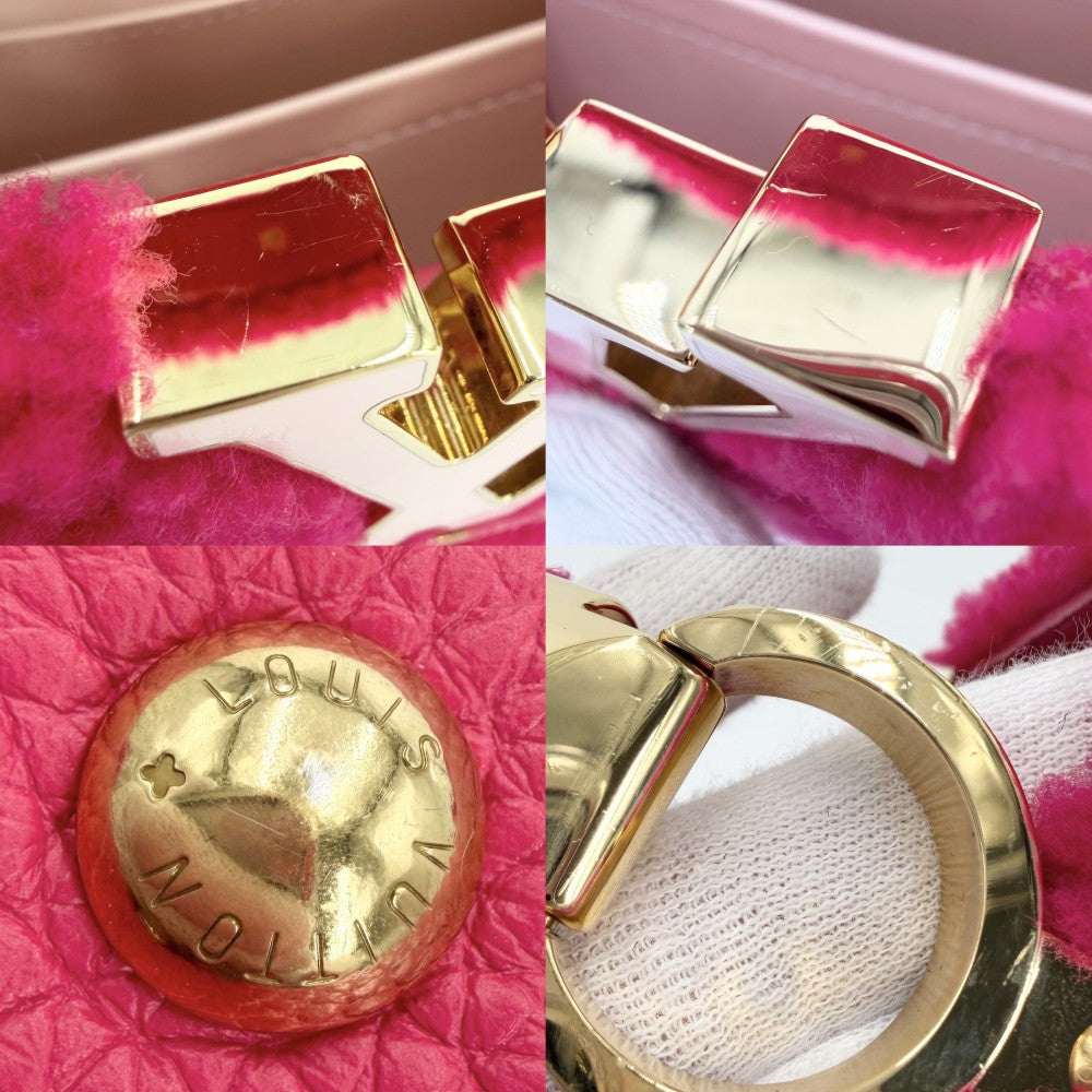 LOUIS VUITTON ルイヴィトン 2WAY カプシーヌMINI ハンドバッグ ショルダーバッグ M21048 シアリング ホットピンク ゴールド金具 レディース【中古品】