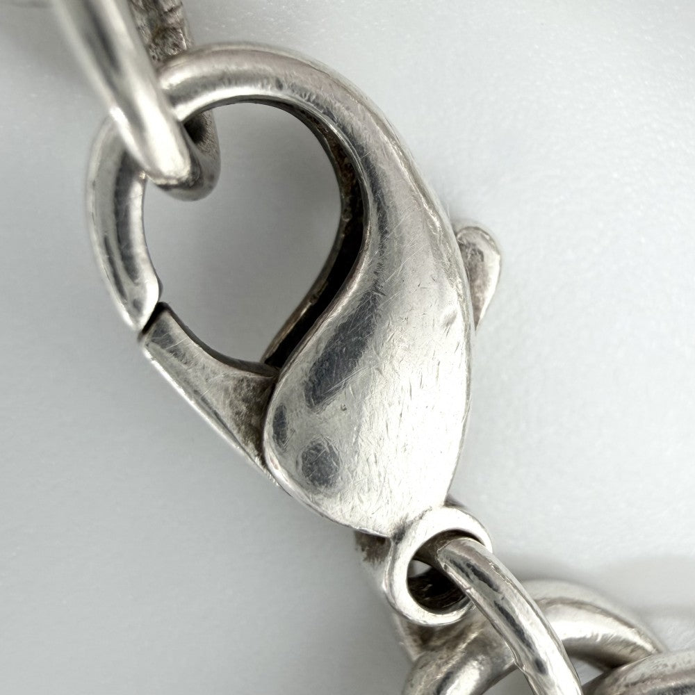 TIFFANY&Co. ティファニー ブレスレット リターントゥ ラウンドタグ ジュエリー アクセサリー シルバー925 レディース 約37.6g【中古品】