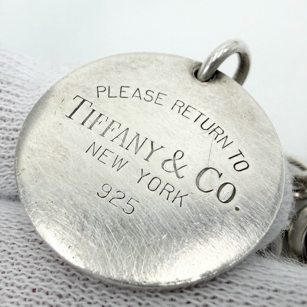 TIFFANY&Co. ティファニー ブレスレット リターントゥ ラウンドタグ ジュエリー アクセサリー シルバー925 レディース 約37.6g【中古品】
