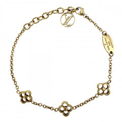 LOUIS VUITTON ルイヴィトン ブレスレット フラワーフル アクセサリー M68127 ゴールド レディース 約4.1g【中古品】