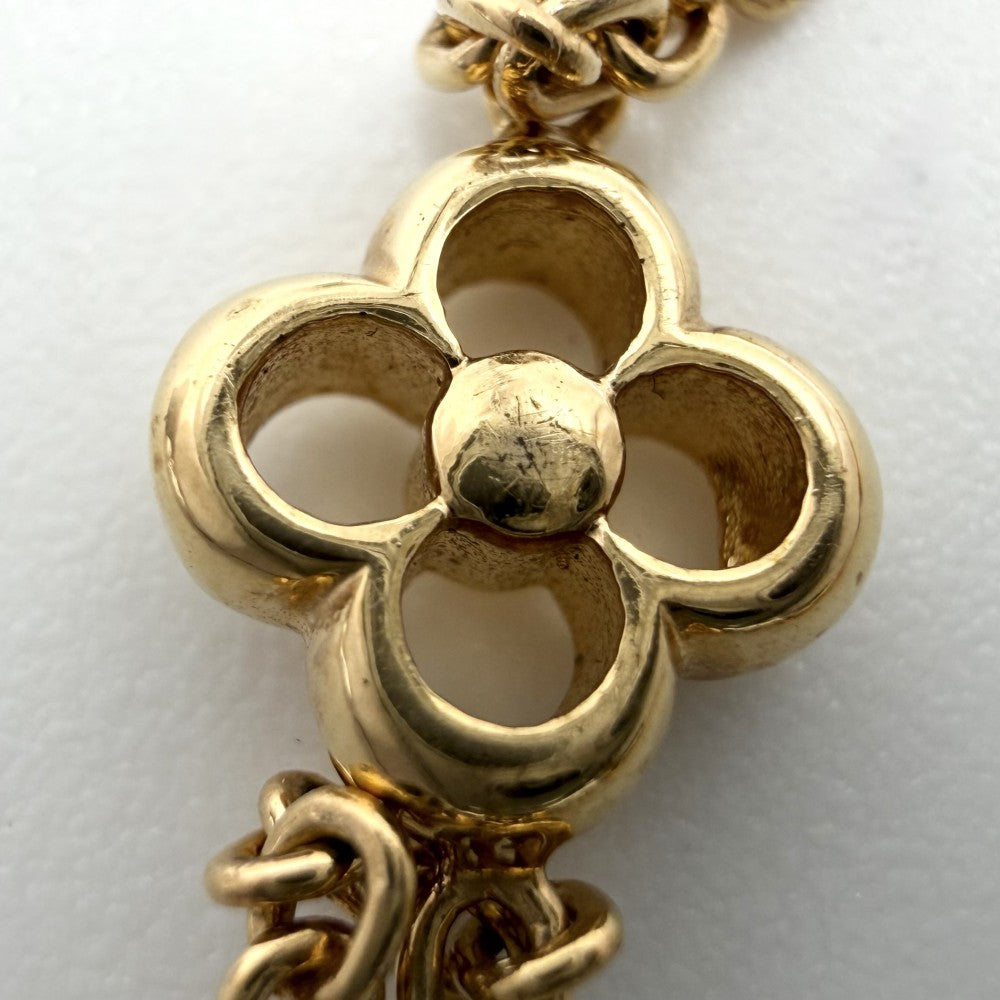 LOUIS VUITTON ルイヴィトン ブレスレット フラワーフル アクセサリー M68127 ゴールド レディース 約4.1g【中古品】