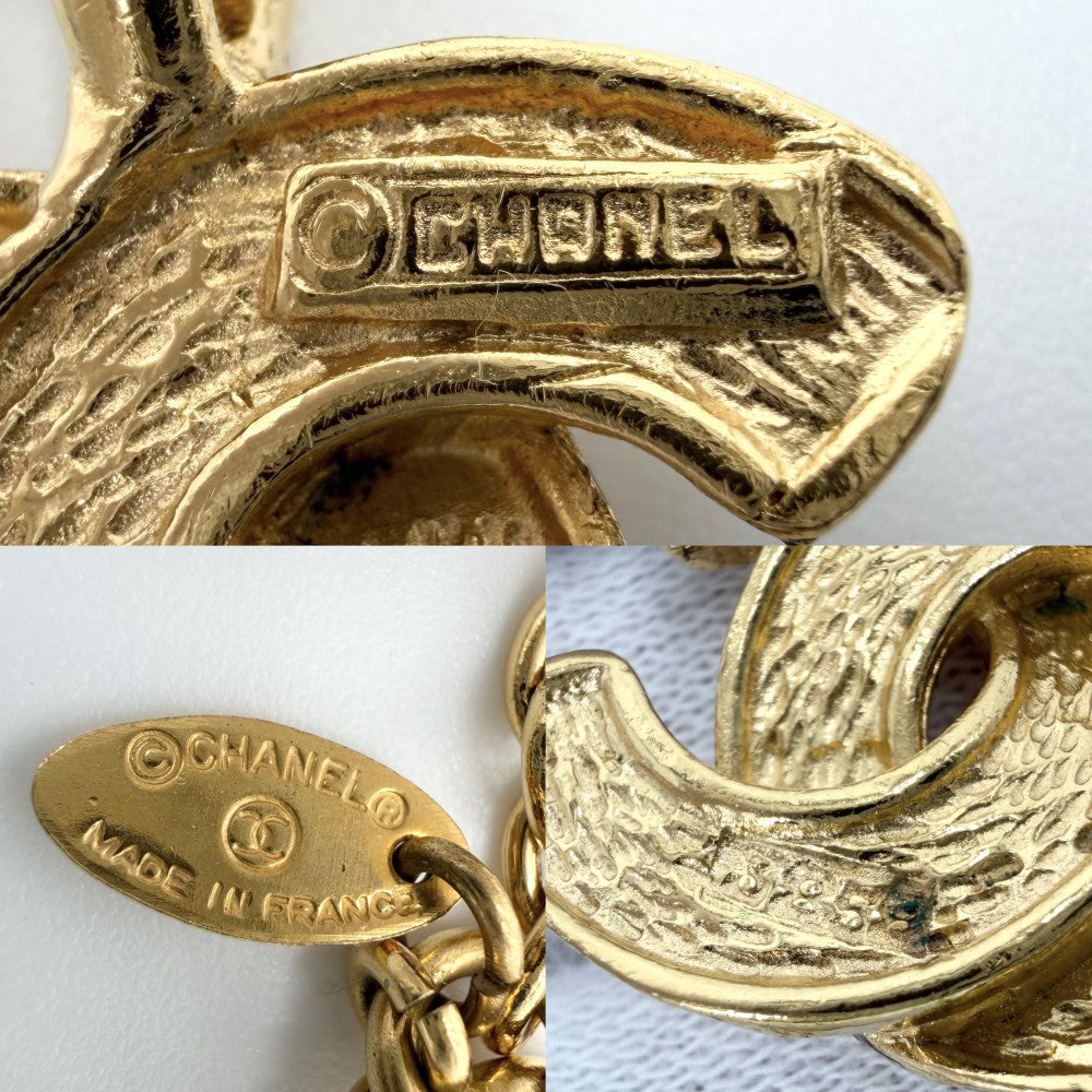CHANEL シャネル ネックレス マトラッセ ココマーク アクセサリー GP ゴールド レディース 約26.0g【中古品】