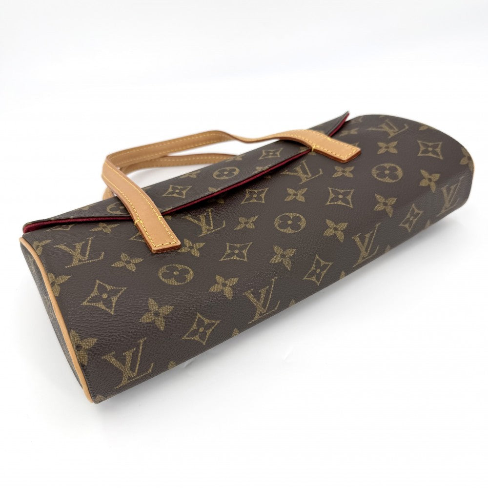 LOUIS VUITTON ルイヴィトン ハンドバッグ ソナチネ M51902 モノグラムキャンバス ブラウン 茶 ゴールド金具 レディース【中古品】