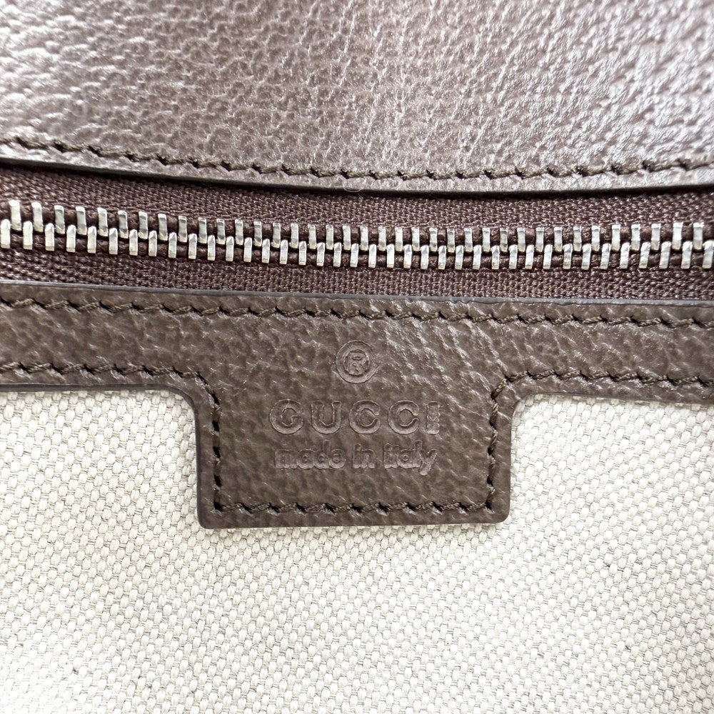 【開店SALE】 GUCCI グッチ ショルダーバッグ ホースビット1955 764155 GGスプリームキャンバス レザー ベージュ シルバー金具 レディース【中古品】