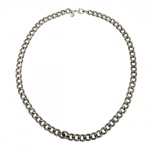 TIFFANY&Co. ティファニー ネックレス ツイストロープ チェーン ジュエリー アクセサリー シルバー925 メンズ 約48.9g【中古品】