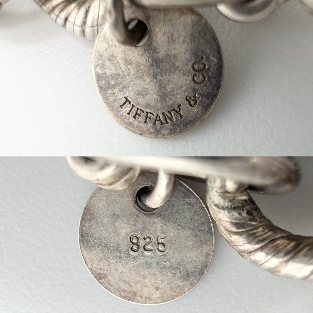TIFFANY&Co. ティファニー ネックレス ツイストロープ チェーン ジュエリー アクセサリー シルバー925 メンズ 約48.9g【中古品】