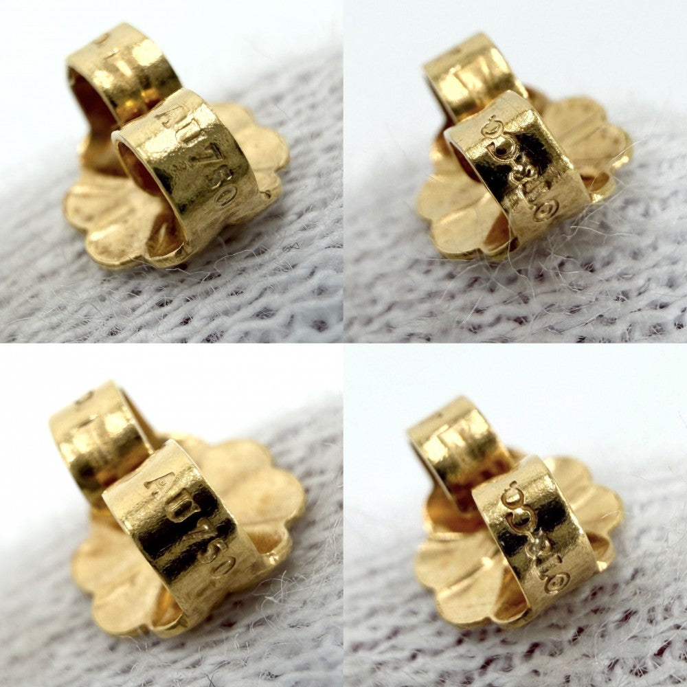 TIFFANY&Co. ティファニー ピアス ツイスト フープ ピアス ジュエリー アクセサリー 18金YG Au750 K18イエローゴールド レディース 約5.2g【中古品】