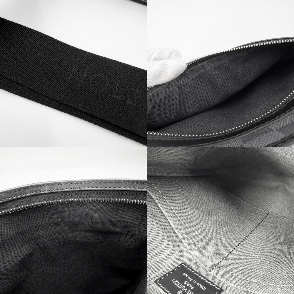 LOUIS VUITTON ルイヴィトン ショルダーバッグ ダミエグラフィット トマス かばん 鞄 N58028 ブラック 黒 シルバー金具 メンズ【中古品】