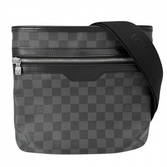 LOUIS VUITTON ルイヴィトン ショルダーバッグ ダミエグラフィット トマス かばん 鞄 N58028 ブラック 黒 シルバー金具 メンズ【中古品】