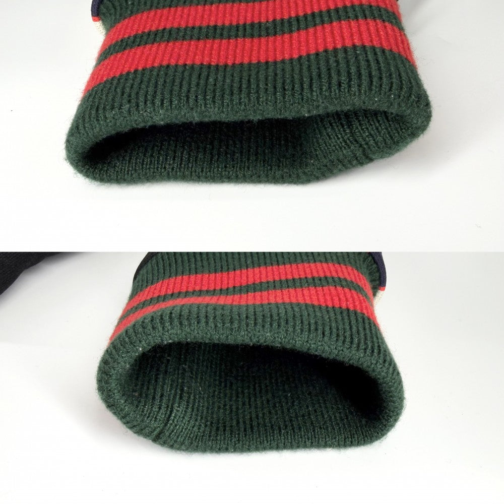 GUCCI グッチ ブルゾン シェリーライン テクニカルジャージ サイドライン アウター 474634 アパレル 服 M ブラック 黒 シルバー金具 春 秋 ポリエステル コットン メンズ【中古品】