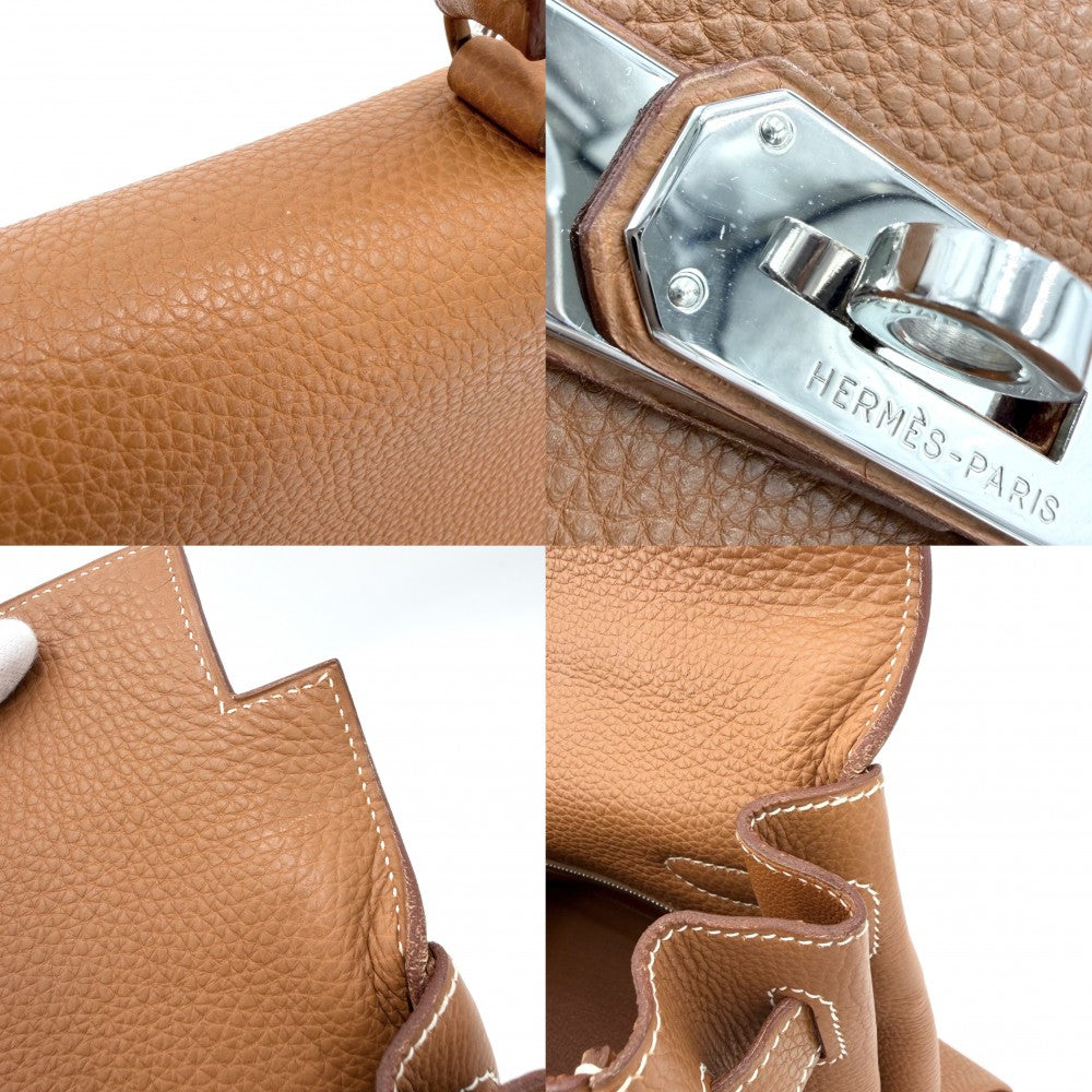 HERMES エルメス 2WAY ケリー32 ショルダーバッグ ハンドバッグ 内縫い 鞄 かばん □E刻印 レザー ブラウン 茶 ゴールド金具 レディース 2001年【中古品】