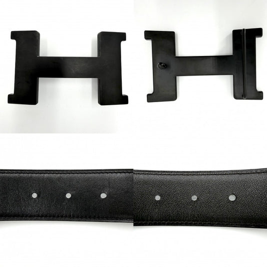 HERMES エルメス ベルト コンスタンス リバーシブル ファッションアイテム 90サイズ 小物 K刻印 レザー ブラック 黒 ブラウン 茶 ブラック金具 レディース 2025年【中古品】