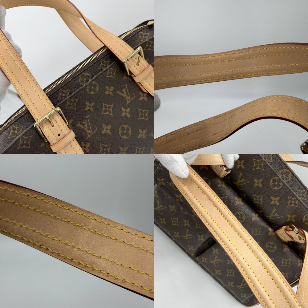 LOUIS VUITTON ルイヴィトン トートバッグ ミュルティプリシテ ハンドバッグ M51162 モノグラムキャンバス ブラウン 茶 ゴールド金具 レディース【中古品】
