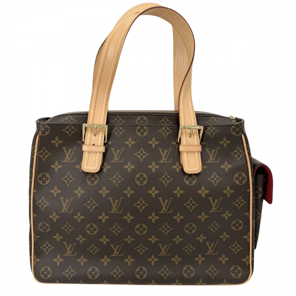 LOUIS VUITTON ルイヴィトン トートバッグ ミュルティプリシテ ハンドバッグ M51162 モノグラムキャンバス ブラウン 茶 ゴールド金具 レディース【中古品】