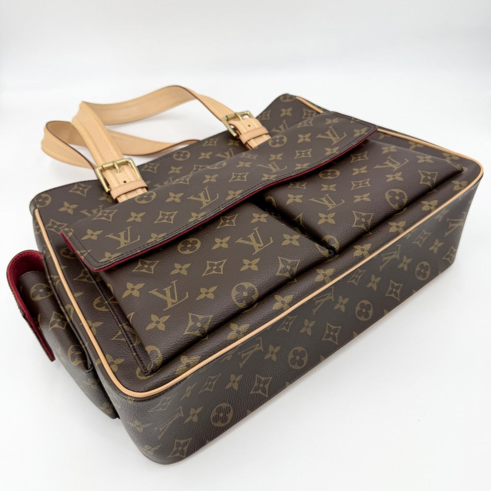 LOUIS VUITTON ルイヴィトン トートバッグ ミュルティプリシテ ハンドバッグ M51162 モノグラムキャンバス ブラウン 茶 ゴールド金具 レディース【中古品】
