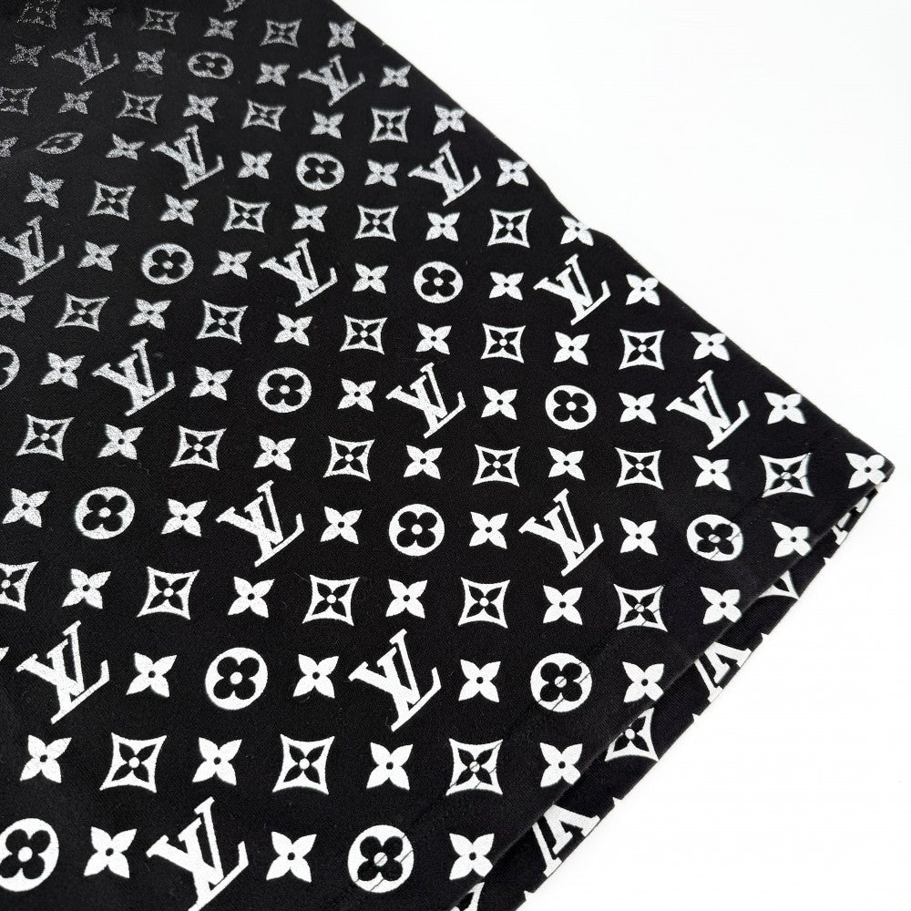 LOUIS VUITTON ルイヴィトン 半袖Ｔシャツ モノグラム グラディエント アパレル トップス 服 M ブラック 黒 ホワイト 白 春 夏 コットン メンズ【中古品】
