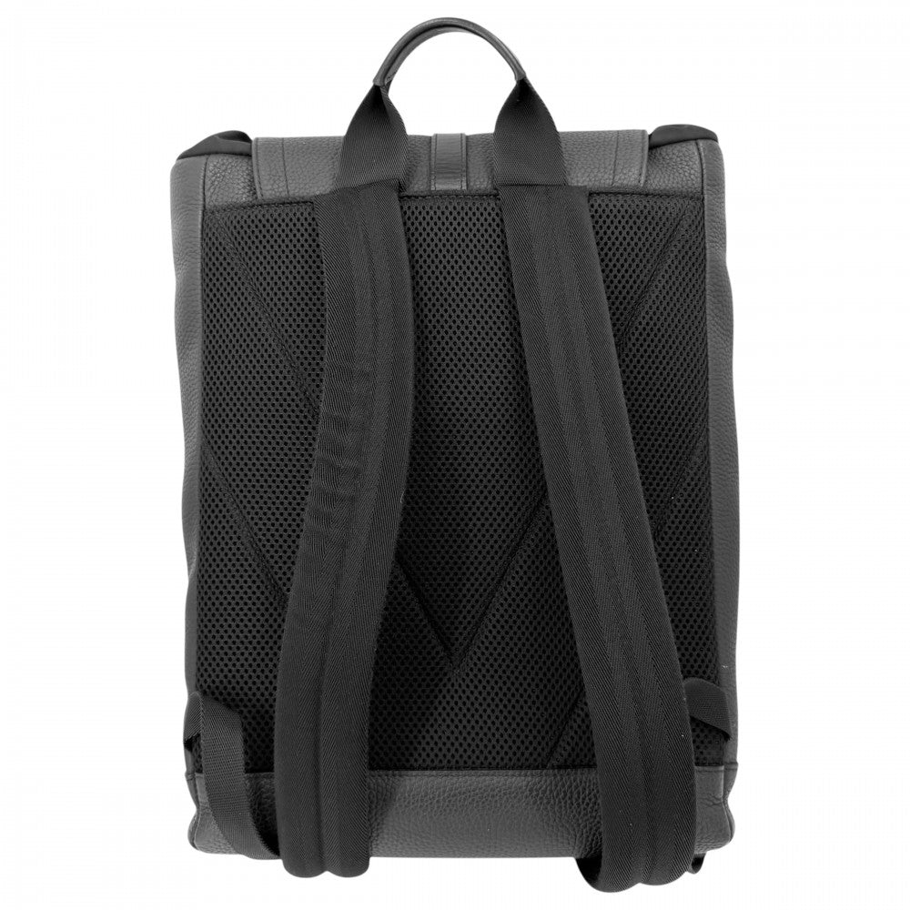 LOUIS VUITTON ルイヴィトン リュック クリストファー スリム バッグパック M58644 レザー ブラック 黒 ブラック×シルバー金具 メンズ【中古品】