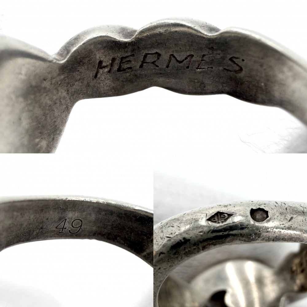 HERMES エルメス 指輪 トルサード アクセサリー ジュエリー 小物 サイズ49 シルバー925 約5号 レディース 約7.3g【中古品】