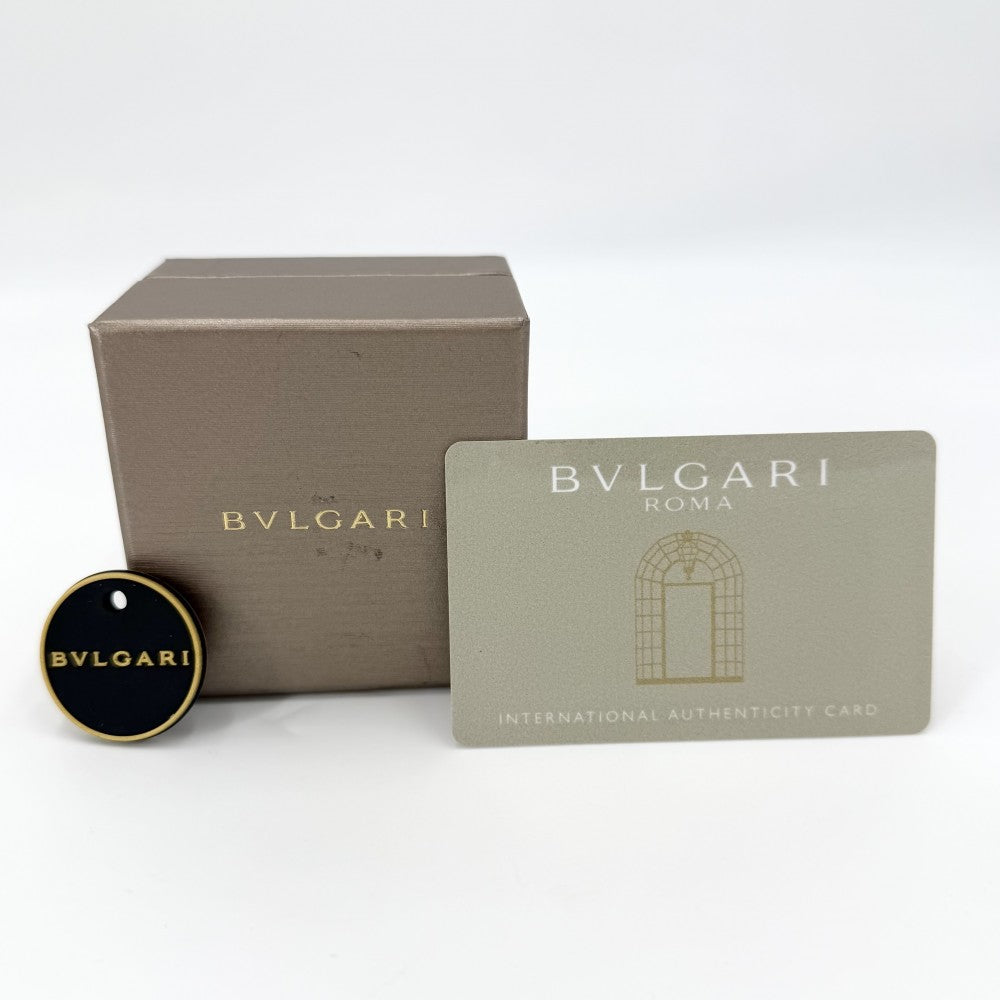 BVLGARI ブルガリ 指輪 ビーゼロワン セーブ・ザ・チルドレン B-ZERO1 リング 1バンド 52サイズ ジュエリー アクセサリー シルバー925 セラミック 約11号 ブラック 黒 レディース 約6.2g【中古品】