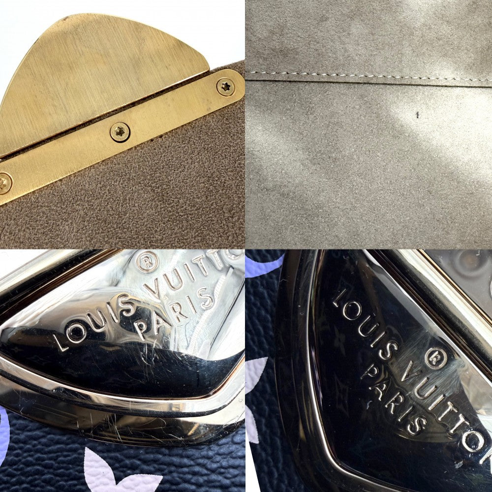 【開店SALE】 LOUIS VUITTON ルイヴィトン ハンドバッグ ビバリーMM セミショルダーバッグ チェーン M40204 モノグラムマルチカラー ブラック 黒 ゴールド金具 レディース【中古品】