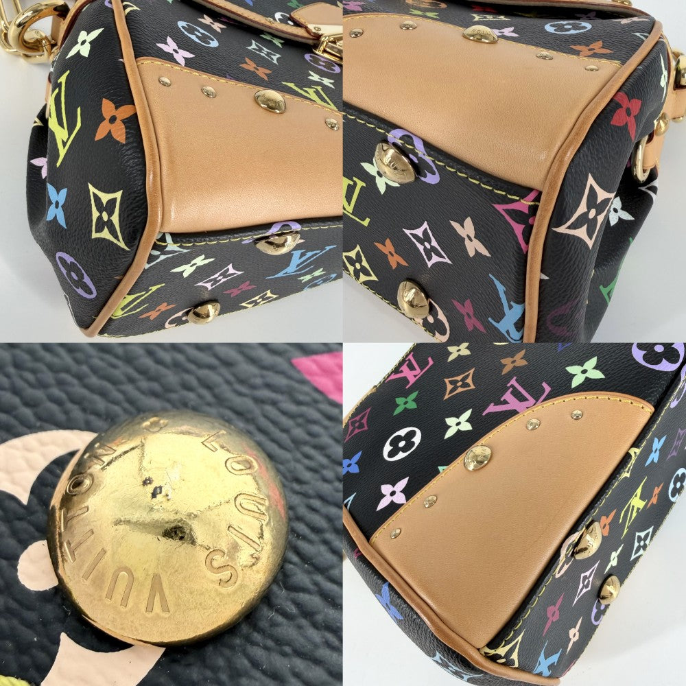 【開店SALE】 LOUIS VUITTON ルイヴィトン ハンドバッグ ビバリーMM セミショルダーバッグ チェーン M40204 モノグラムマルチカラー ブラック 黒 ゴールド金具 レディース【中古品】