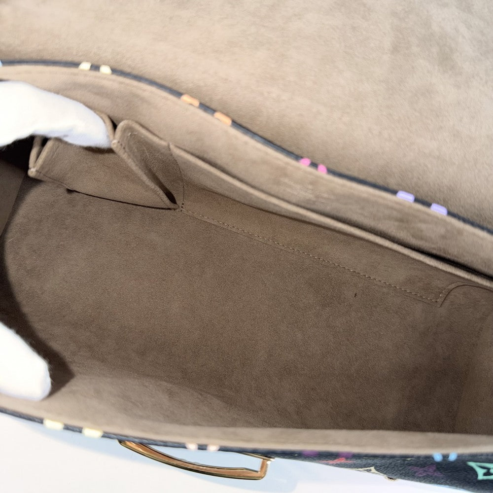 【開店SALE】 LOUIS VUITTON ルイヴィトン ハンドバッグ ビバリーMM セミショルダーバッグ チェーン M40204 モノグラムマルチカラー ブラック 黒 ゴールド金具 レディース【中古品】
