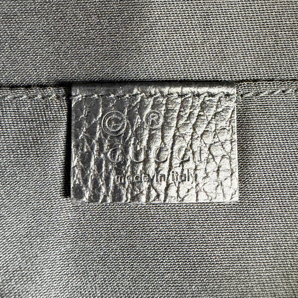 【開店SALE】 GUCCI グッチ ウエストバッグ ボディバッグ ショルダーバッグ 449182 GGナイロン ブラック 黒 シルバー金具 メンズ【中古品】