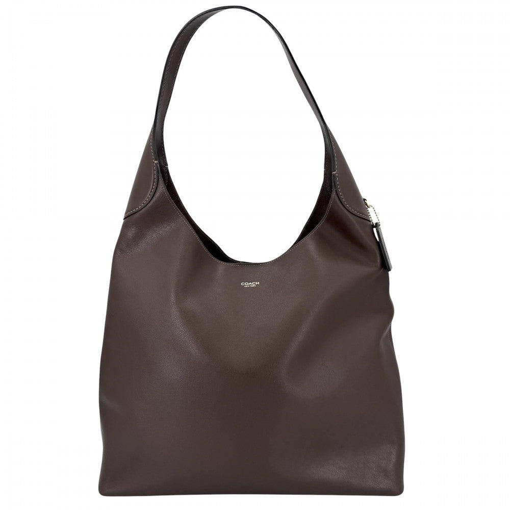 【開店SALE】 COACH コーチ ショルダーバッグ ブルックリン 39 ワンショルダーバッグ CU044 レザー ブラウン 茶 ゴールド金具 レディース【中古品】