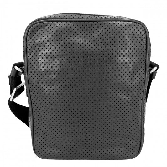 BALLY バリー ショルダーバッグ トレインスポッティング レザー ブラック 黒 シルバー金具 レディース【中古品】