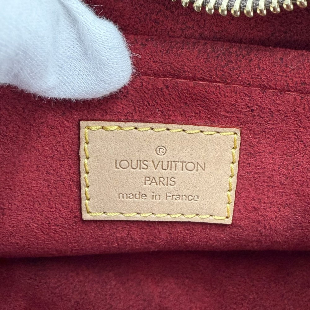 LOUIS VUITTON ルイヴィトン ショルダーバッグ ポシェットクロワッサン M51510 モノグラムキャンバス ブラウン 茶 ゴールド金具 レディース【中古品】