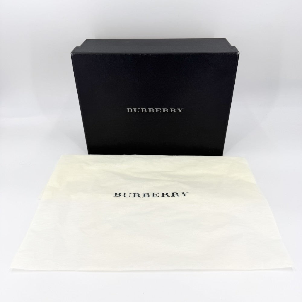 【開店SALE】 BURBERRY バーバリー ハンドバッグ ノバチェック ワンハンドバッグ ミニバッグ レザー パープル 紫
 シルバー金具 レディース【中古品】