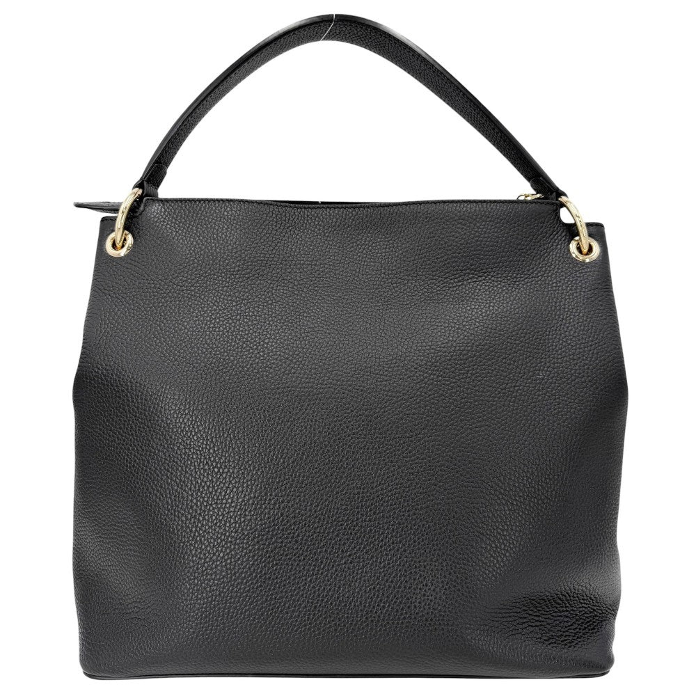 【開店SALE】 GUCCI グッチ 2WAY インターロッキングG ソーホー ハンドバッグ ショルダーバッグ タッセル 536194 レザー ブラック 黒 ゴールド金具 レディース【中古品】